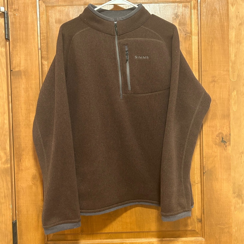 Simms Men’s Rivershed Quarter Zip Fleece